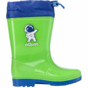 AQUOS RASTY K COLLAR Chlapecké holínky, zelená, velikost obraz