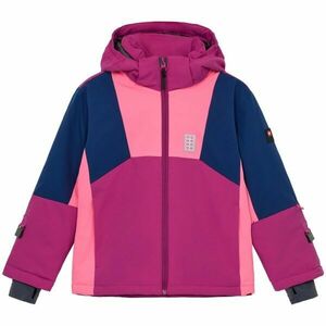 LEGO® kidswear LWJAZ 801 Dětská lyžařská bunda, růžová, velikost obraz