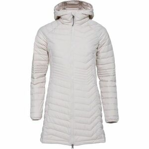 Columbia POWDER LITE MID JACKET Dámská dlouhá zimní bunda, béžová, velikost obraz