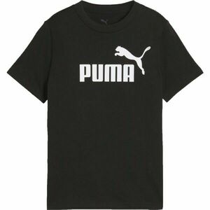 Puma ESSENTIALS NO. 1 LOGO TEE G Dívčí triko, černá, velikost obraz