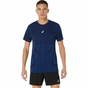 ASICS ROAD SEAMLESS SS TOP Pánské běžecké triko, modrá, velikost obraz