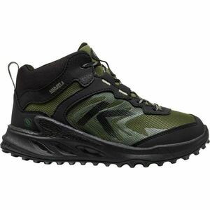 Keen ZIONIC MID WP YOUTH Dětská outdoorová obuv, khaki, velikost 32/33 obraz