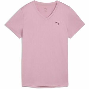 Puma W TAD ESSENTIAL VNECK TEE Dámské sportovní triko, růžová, velikost obraz