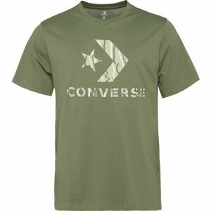 Converse STANDARD FIT CENTER FRONT LARGE LOGO STAR CHEV SS TEE Pánské tričko, khaki, velikost obraz