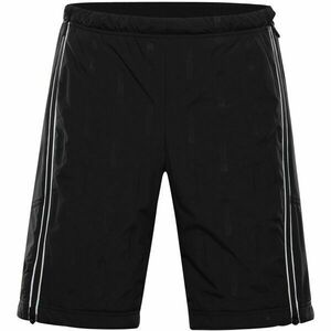 ALPINE PRO WERM Pánské dvouvrstvé kraťasy, černá, velikost obraz