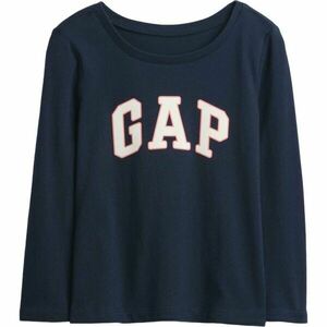 GAP V-FRCH LS LOGO TEE Dětské tričko, tmavě modrá, velikost 5Y obraz