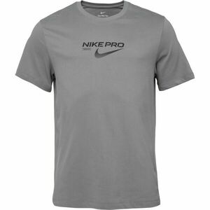 Nike DRI-FIT TEE PRO TRAINING M Pánské sportovní triko, tmavě šedá, velikost obraz