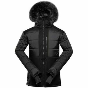 ALPINE PRO NADDR Pánská lyžařská bunda, černá, velikost obraz