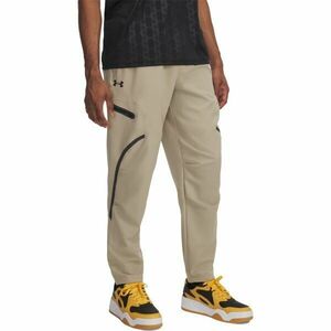 Under Armour UNSTOPPABLE CARGO PANT Pánské kalhoty, béžová, velikost M obraz