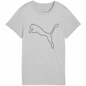 Puma W TAD ESSENTIAL HEATHER LOGO TEE Dámské tričko, šedá, velikost obraz