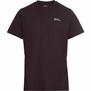 Jack Wolfskin ESSENTIAL T M Pánské triko, vínová, velikost XXL obraz