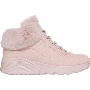 Skechers UNO LITE - COZY LEOPARD Dívčí zimní obuv, růžová, velikost obraz