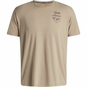 Under Armour SPORTS WORDMARK Pánské tričko, béžová, velikost M obraz