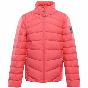 ALPINE PRO RETERO Dětská ultralehká péřová bunda, červená, velikost 140-146 obraz