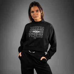 Venum PULSE CROPPED SWEATSHIRT Dámská mikina, černá, velikost obraz