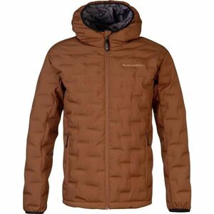 Hannah ZAZU Pánská zimní péřová bunda, hnědá, velikost obraz