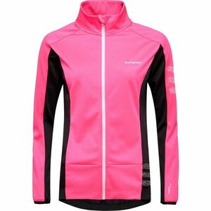 Klimatex MIRABEL Dámská větruodolná cyklistická bunda, růžová, velikost obraz