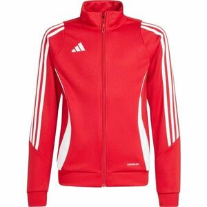 adidas TIRO24 TRAINING JACKET Y Dětská mikina, červená, velikost obraz