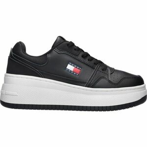 Tommy Hilfiger TJW RETRO BASKET FLATFORM Dámská vycházková obuv, černá, velikost obraz