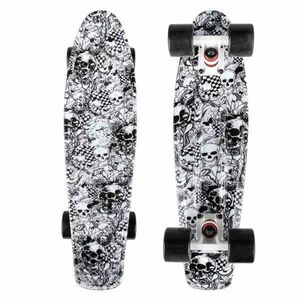 Reaper DOVER Plastový skateboard, černá, velikost obraz