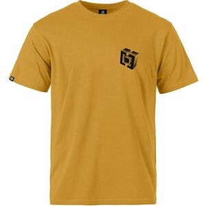 Horsefeathers BLOCKS Pánské tričko, žlutá, velikost obraz