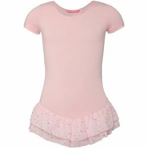 PAPILLON LEOTARD SHORT SLEEVES Dětský baletní trikot, růžová, velikost obraz