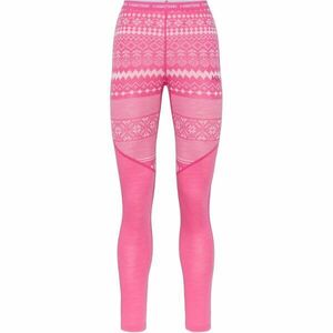 KARI TRAA LIVE Dámské merino kalhoty, růžová, velikost obraz