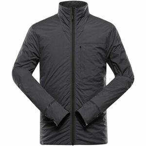 ALPINE PRO NOKED Pánská zateplená bunda, tmavě šedá, velikost obraz