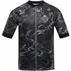 ALPINE PRO SAGEN Pánské cyklo triko, černá, velikost obraz