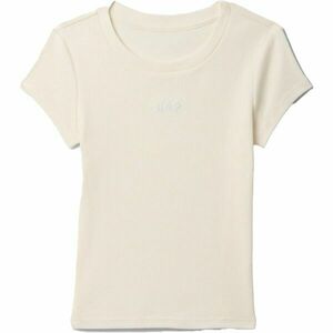 GAP FRENCH RIBBED LOGO Dívčí tričko, béžová, velikost obraz