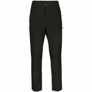 ALPINE PRO DEN Pánské softshellové kalhoty, černá, velikost obraz