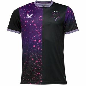 CASTORE SLAVIA PRAGUE AWAY SS SHIRT Pánský fotbalový dres, černá, velikost obraz