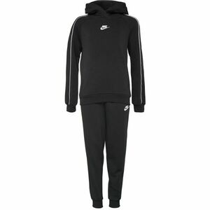 Nike K SPORTSWEAR CLUB FLC HDY TRACKSUIT Dětská tepláková souprava, černá, velikost obraz