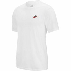 Nike SPORTSWEAR CLUB Pánské tričko, bílá, velikost obraz