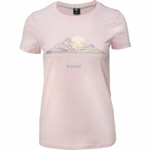 Hi-Tec VILDI Dámské bavlněné triko, růžová, velikost obraz