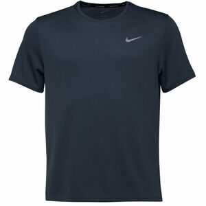 Nike DRI-FIT MILER Pánské tréninkové tričko, tmavě modrá, velikost obraz