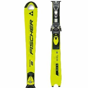 Fischer RC4 WC SL JR M-PLATE + RC4 Z11 FF GW Sjezdové lyže, žlutá, velikost obraz