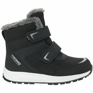 VIKING BY NORWAY EQUIP WARM WP 2V Dětská zimní obuv, černá, velikost obraz