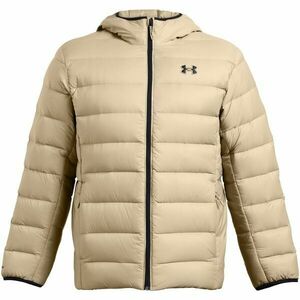 Under Armour LEGEND DOWN HOODED Pánská bunda, béžová, velikost obraz