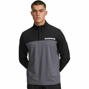 Under Armour T2G 1/4 ZIP Pánská mikina, černá, velikost obraz