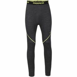 PROGRESS MERINO LT Pánské funkční Merino spodky, černá, velikost obraz