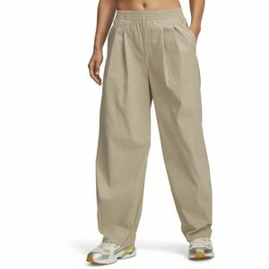 Under Armour UNSTOPPABLE WOVEN Dámské kalhoty, béžová, velikost M obraz