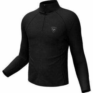 Rossignol CLASSIQUE 1/2 ZIP Pánský rolák, černá, velikost obraz