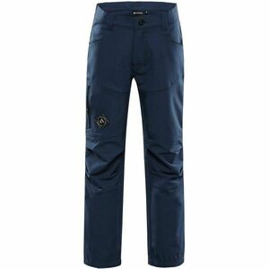 ALPINE PRO FIRSTO Dětské softshellové kalhoty, tmavě modrá, velikost 104-110 obraz