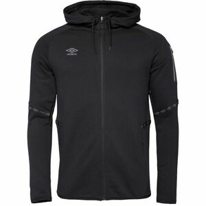 Umbro TERRACE FULL ZIP HOODIE Pánská mikina, černá, velikost obraz
