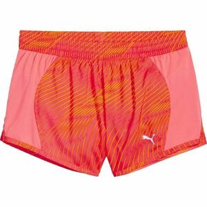 Puma RUN FAVORITE AOP VELOCITY 3" SHORT W Dámské sportovní kraťasy, červená, velikost obraz