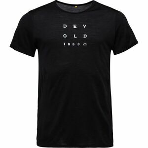 Devold ACTIVE "1853" TEE Pánské triko, černá, velikost obraz