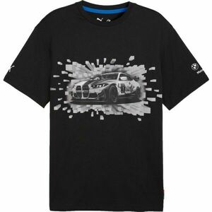 Puma BMW M MOTORSPORT GRAPHIC TEE MONO Pánské triko, černá, velikost obraz