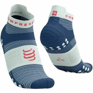 Compressport PRO RACING SOCKS V4.0 RUN LOW Běžecké ponožky, modrá, velikost 35-38 obraz