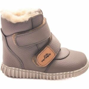 PEGRES B 1706 Dětská zimní barefoot obuv, šedá, velikost obraz